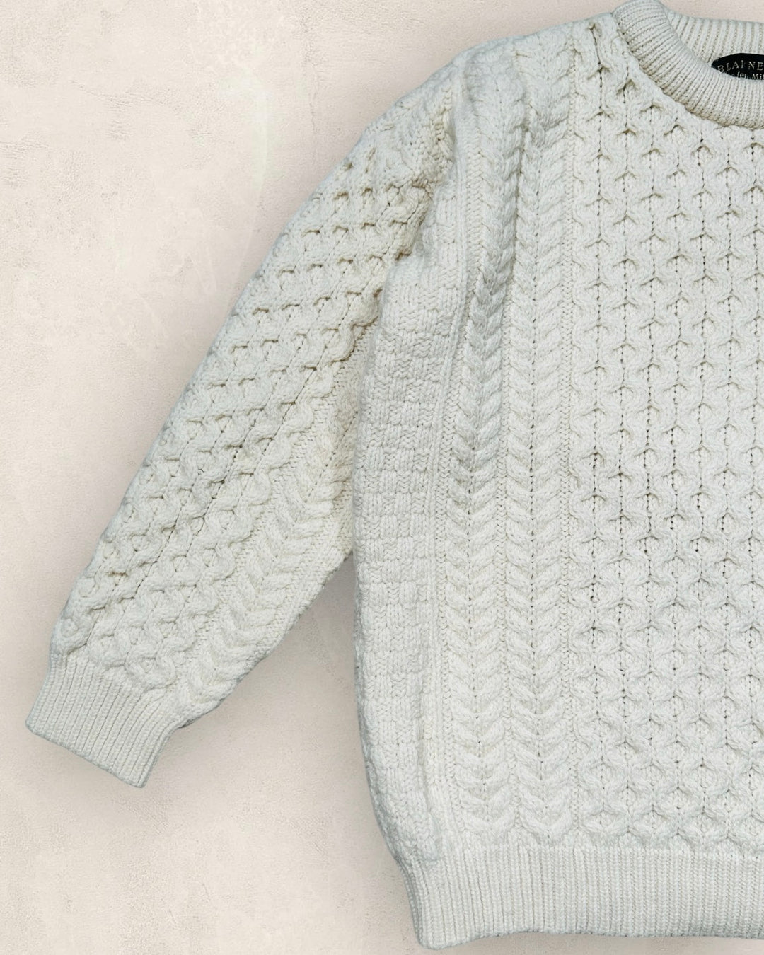 Wool fisherman sweater - Size S