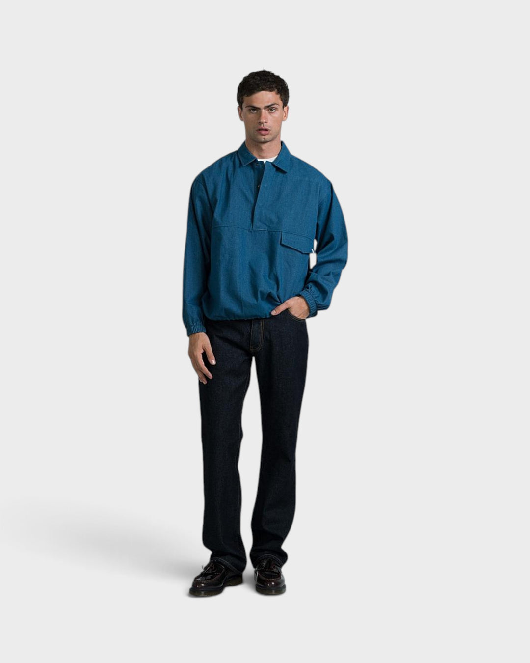 Ohio M/L Overshirt Blue Denim